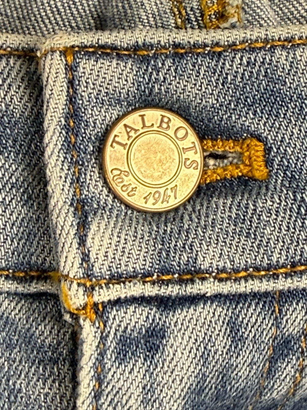Talbots Flawless Embroidered Curvy Medium Blue Wash Girlfriend Jeans 16W - Picture 5 of 11